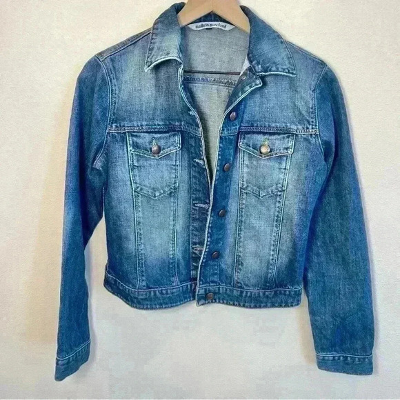 Mavi Women’s Catherine Slim Western Denim Blue Jean Jacket Size Medium - Picture 1 of 12